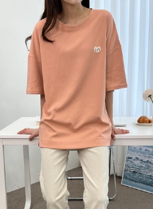 나비 반팔 라운드넥 티셔츠 STM1717